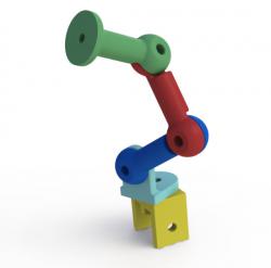 MothBones concept rendering: Concept rendering of a linkage of MothBones units. MothBones concept rendering: Concept rendering of a linkage of MothBones units.
